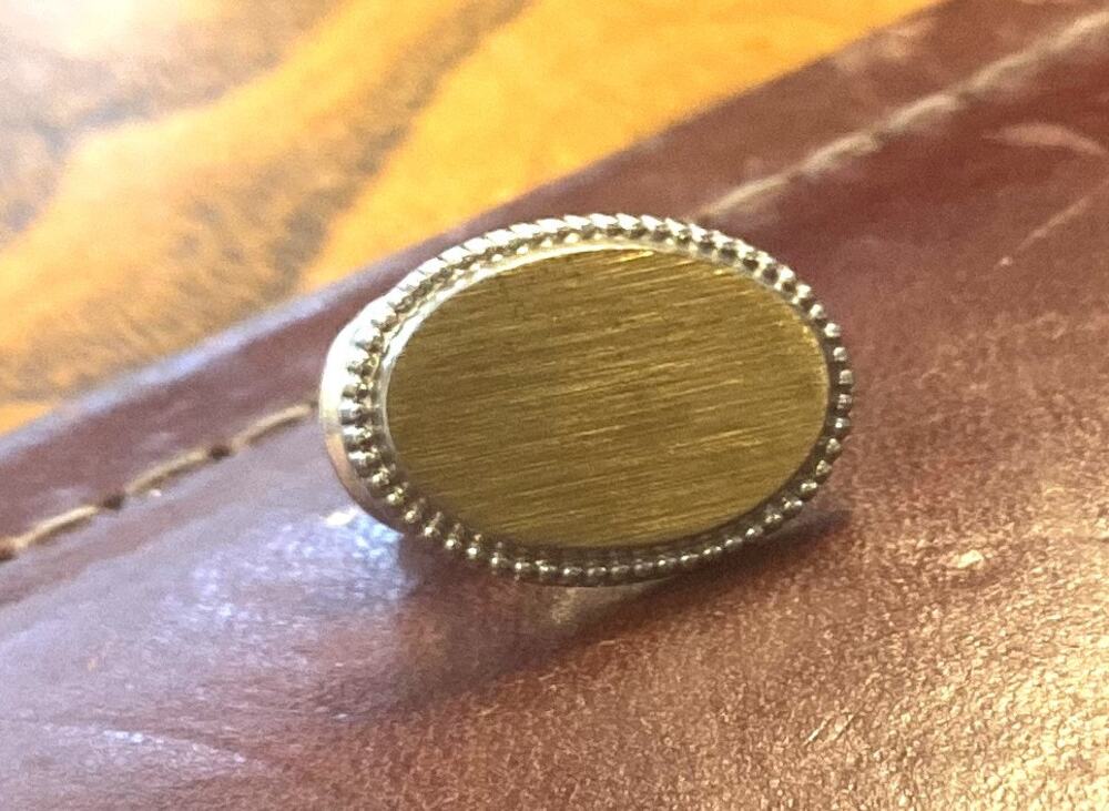 VTG Men's Two Tone Tie Pin